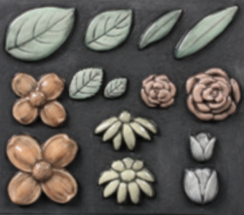 Sprig Mold CD-778 Flowers & Leaves