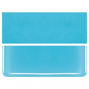 BULLSEYE Opalescent Glass Sheet Light Cyan