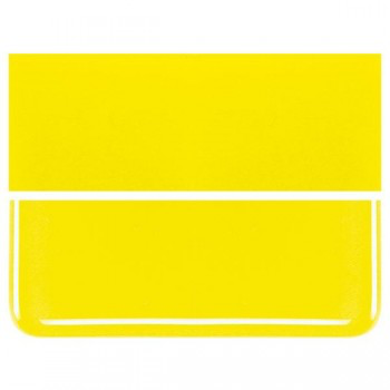 BULLSEYE Opalescent Glass Sheet Canary Yellow