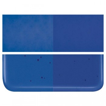 BULLSEYE Transparent Glass Sheet Deep Blue Transparent