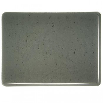BULLSEYE Transparent Glass Sheet Coal Gray Transparent
