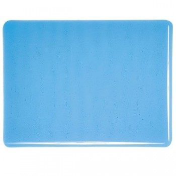 BULLSEYE Transparent Glass Sheet Turquoise Transparent
