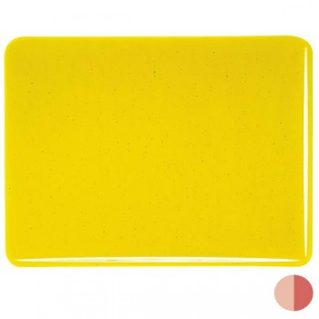 BULLSEYE Transparent Glass Sheet Yellow Transparent