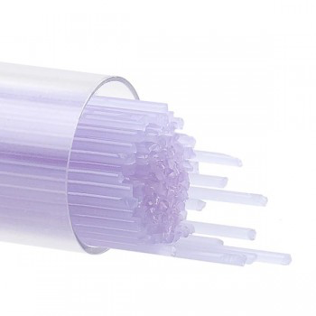 BULLSEYE Opalescent Glass Stringer Dusty Lilac (15pcs)