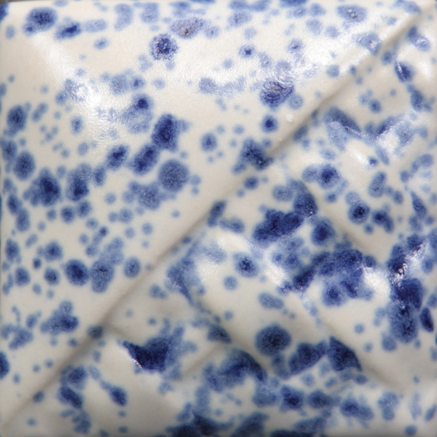 Mayco Stoneware Crystal Glaze - SW-152 Blue Splatteware