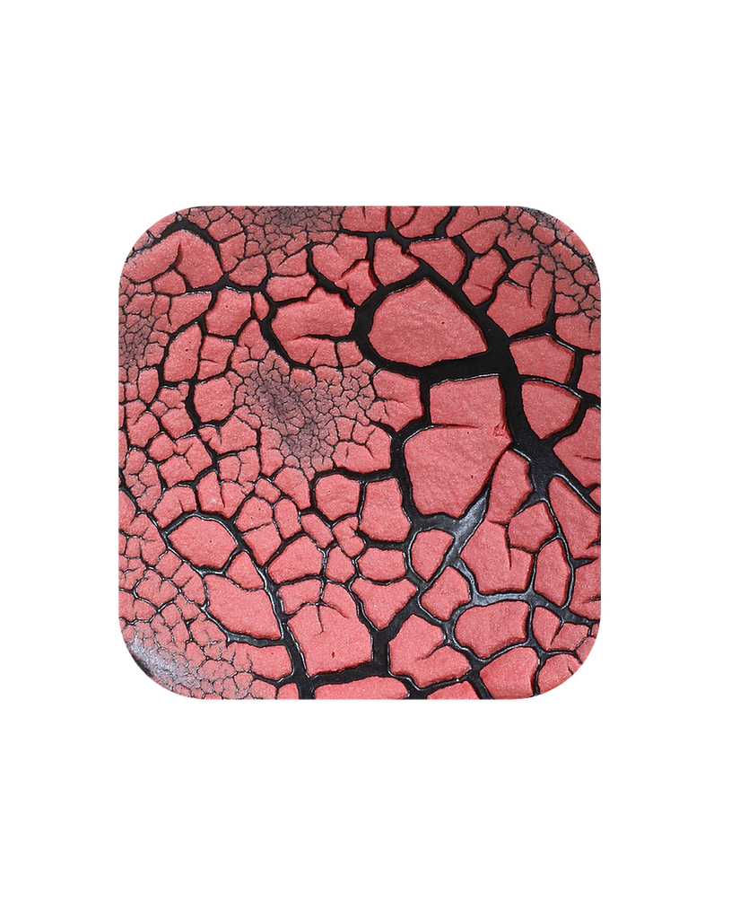Laguna USA - Mid-fire Cone 5 Crystal Blossom & Dry Lake Series - DL-108 Lava Lake Red