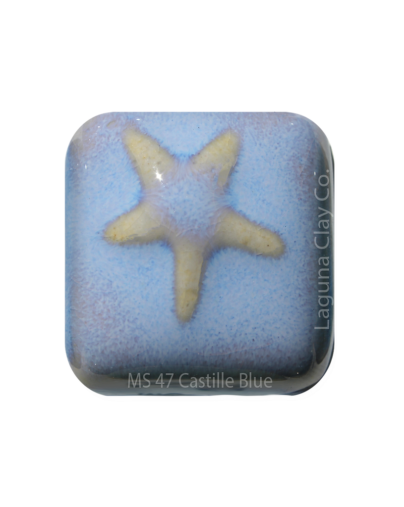 Laguna USA - Mid-fire Cone 5 Moroccan Series - MS-47, Castille Blue