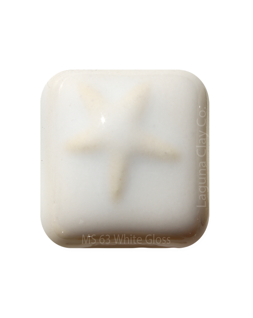 Laguna USA - Mid-fire Cone 5 Moroccan Series - MS-63, White Gloss