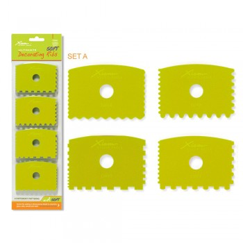 [X10227] Xiem Tools - Soft Decorating Rib Set (4pc)