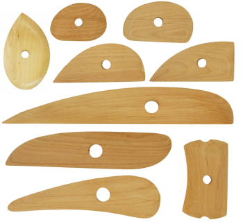 [CT-005W9] Wooden Rib Set (9pc)