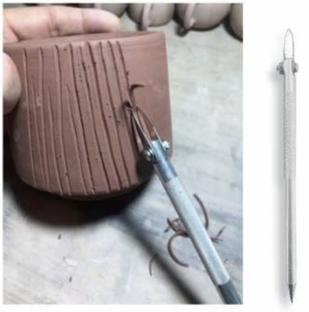 [CT-088.7D] Stainless Steel Carving Tools - D