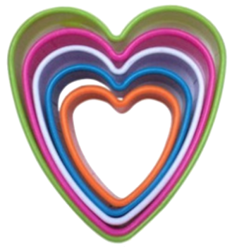 [CTCU-202] Heart Shape Cookie Cutter Set