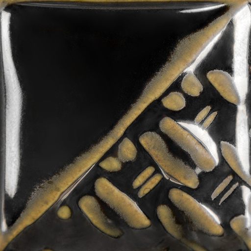 [SW-132] Mayco Stoneware Classic Glaze - SW-132 Mirror Black