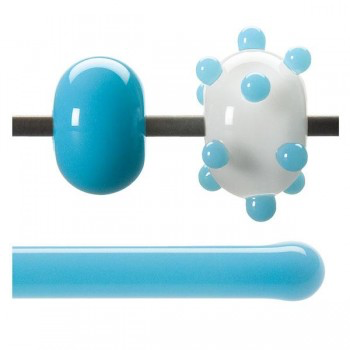 [OGR-012] 
BULLSEYE Opalescent Glass Rod Light Cyan