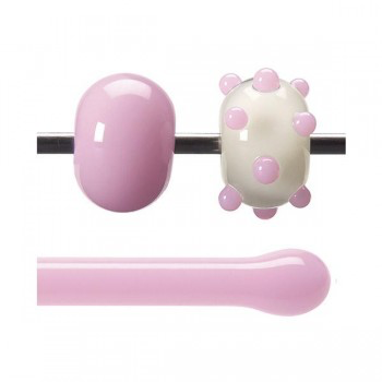 [OGR-011] BULLSEYE Opalescent Glass Rod Petal Pink