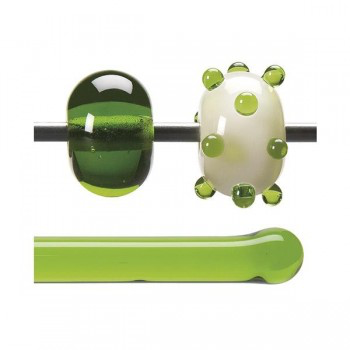 [TGR-005] BULLSEYE Transparent Glass Rod Spring Green Transparent