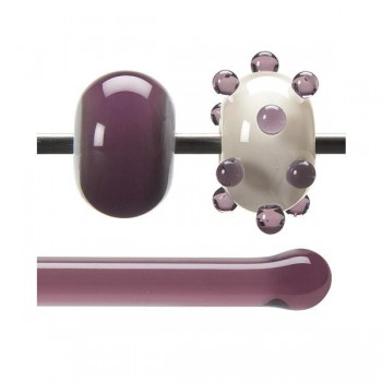 [TGR-007] BULLSEYE Transparent Glass Rod Light Violet Transparent