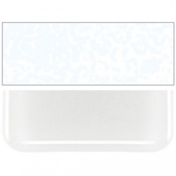 BULLSEYE Opalescent Glass Sheet Translucent White