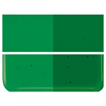 [TGS-004] BULLSEYE Transparent Glass Sheet Kelly Green Transparent