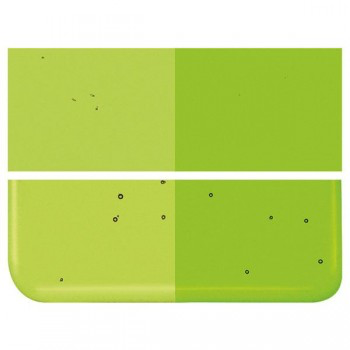 BULLSEYE Transparent Glass Sheet Spring Green Transparent