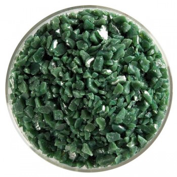 [OGF-004] BULLSEYE Opalescent Glass Coarse Frit Dark Forest (4oz)
