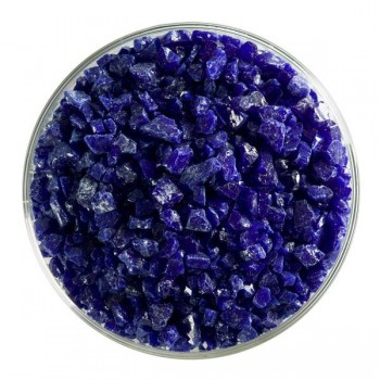 [OGF-006] BULLSEYE Opalescent Glass Coarse Frit Deep Blue (4oz)