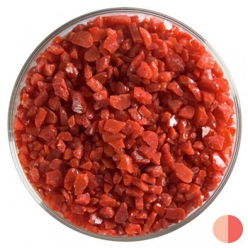 [OGF-001] BULLSEYE Opalescent Glass Coarse Frit Red (4oz)