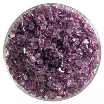 [TGF-007] BULLSEYE Transparent Glass Coarse Frit Light Violet Transparent (4oz)