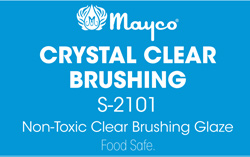 [S-2101] Mayco Low-Fire Crystal Glaze - S-2101 Crystal Clear Brushing